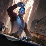 Jayce, Man of Progress Art by Tutu - Riftbound